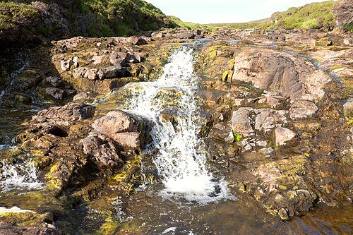 Waterfall on the River Rha between Staffin and Uig
