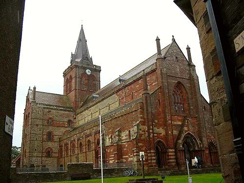 St Magnus Cathedral in Kirkwall