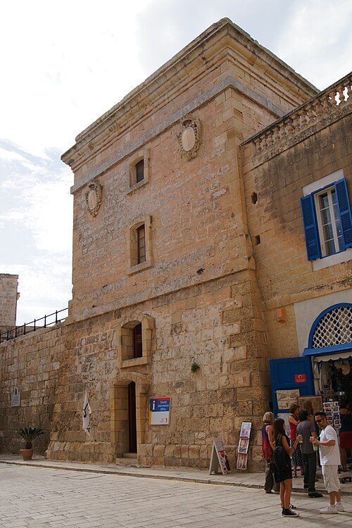 Tourist information centre at the Torre dello Standardo in Mdina