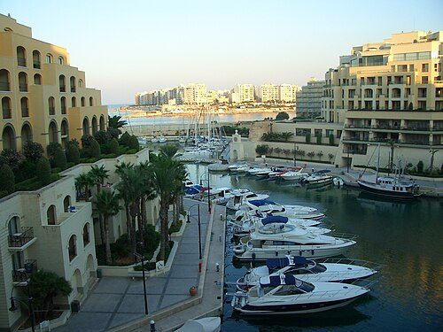 Typical architecture built in recent years in Malta.
