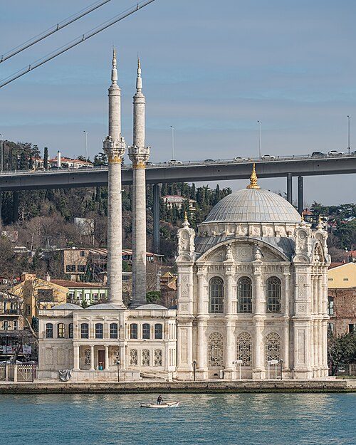 Ortaköy Mosque and the Bosphorus Bridge
