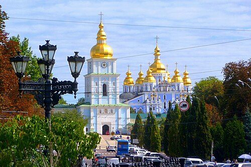 St. Michael's Golden-Domed Monastery in Kyiv.