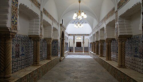 Relax in the historic Casbah baths