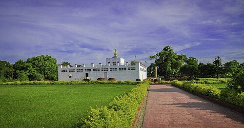 Mayadevi Temple marking the Buddha's birthplace in Lumbini