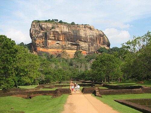 Sigiriya the ancient stone fortress considered by many to be the eighth wonder of the world.[44]