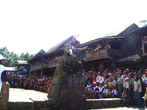 Nias ceremonial stone jump.