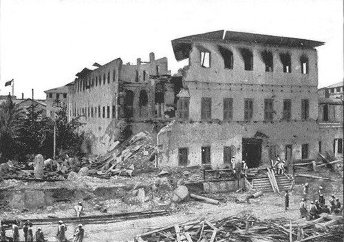 Effects of the British naval bombardment of the 1896 Anglo-Zanzibar War