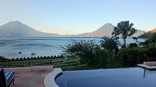 View from Hotel Atitlán near Panajachel