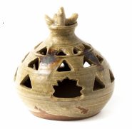 A celadon incense burner from State of Yue (Warring States Period of China) dated to the 2nd Century AD found in the vicinity of Siargao island. Incense and spices sourced directly south the maritime routes of Siargao island alongside locally mined g