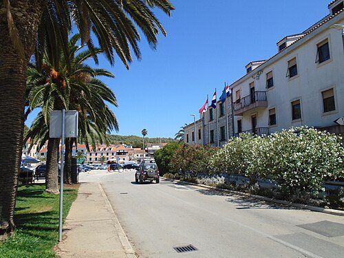 Vela Luka - street in the town centre