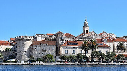 Korčula, town