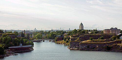 Suomenlinna seen from the sea