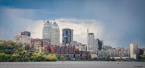 A panoramic view of Dnipro's charm