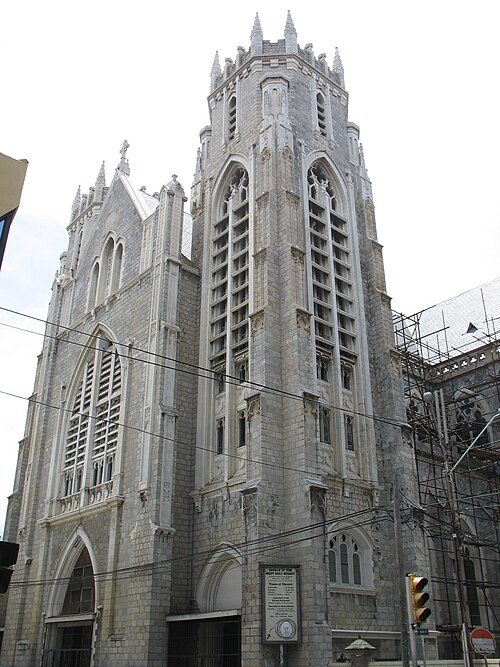 Historic Gothic Rosary Church at the corner of Henry and Park Streets in 2008