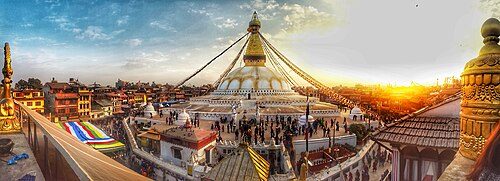 A serene escape at Boudhanath Stupa