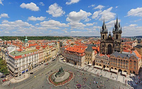 A panoramic view of Prague's timeless beauty