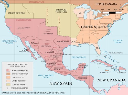 San Antonio was part of the Spanish Viceroyalty of New Spain.
