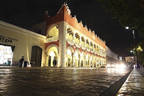 Merida's Municipal Palace, seat of the City Hall and Mayor's office