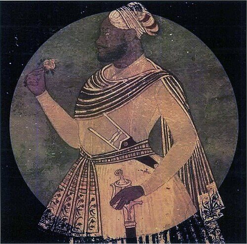 Painting of Malik Ambar of the Ahmadnagar Sultanate, the founder of Khadki (later Aurangabad)