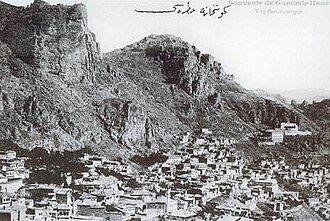Old Gümüşhane city, 1910s Ottoman era postcard