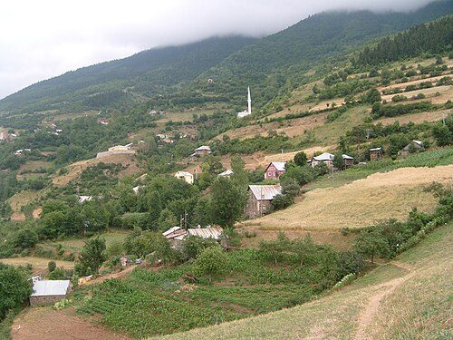 Kürtün village in Gümüşhane