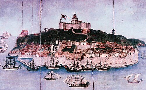 The island around 1775
