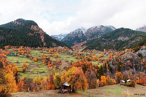 Çağliyan, a village in Şavşat.