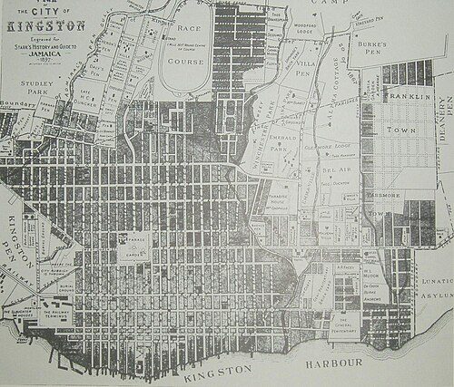 Map of Kingston, 1897