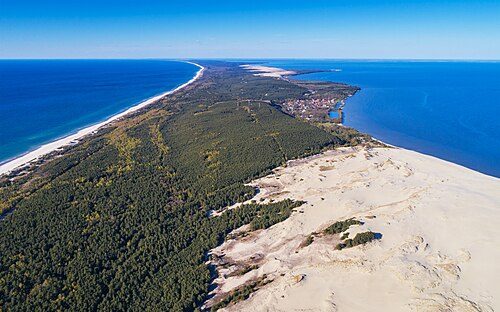 Curonian Spit in Kaliningrad Oblast, Russia