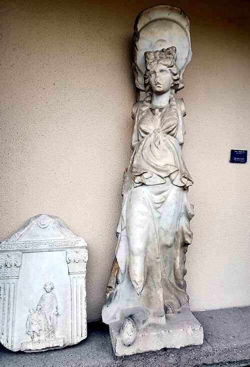 A marble statue of Nike, the Ancient Greek goddess located in Konya Archaeological Museum